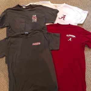 Set of university of Alabama t-shirts! ROLL TIDE